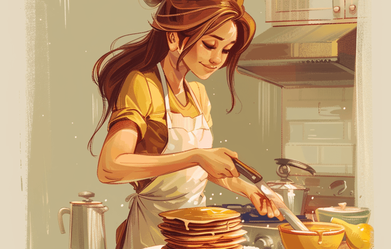 How to properly fry pancakes